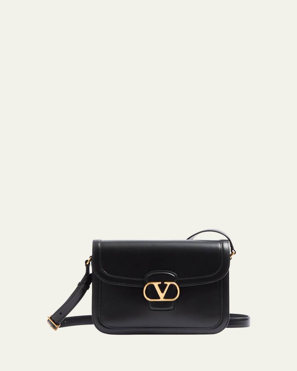 9 to 5 Flap Leather Saddle Shoulder Bag